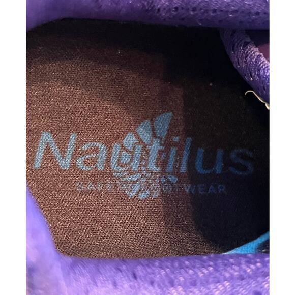 NWOB Nautilus Safety Footwear Women's Size 6EE Purple/Blue Safety Toe Shoe NEW - Picture 2 of 10